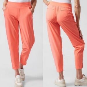 Athleta Women's 6P Brooklyn Ankle Pant - coral/sunset glow